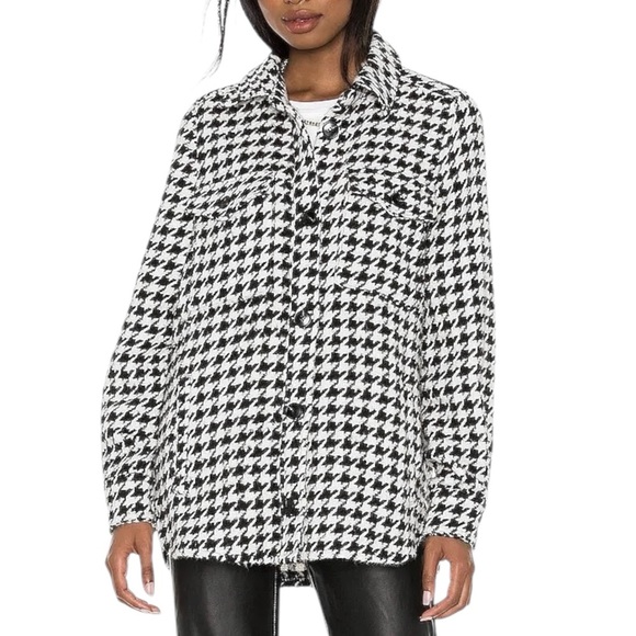 PISTOLA NWT the Libby houndstooth jacket Size M - Picture 4 of 6